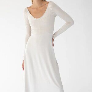 Trois Betty Dress | Bone | Size 2 (M)